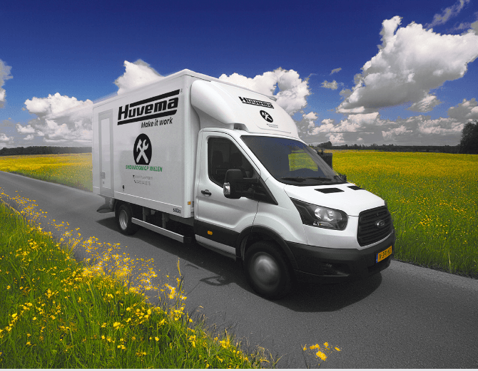 Huvema showroom op wielen